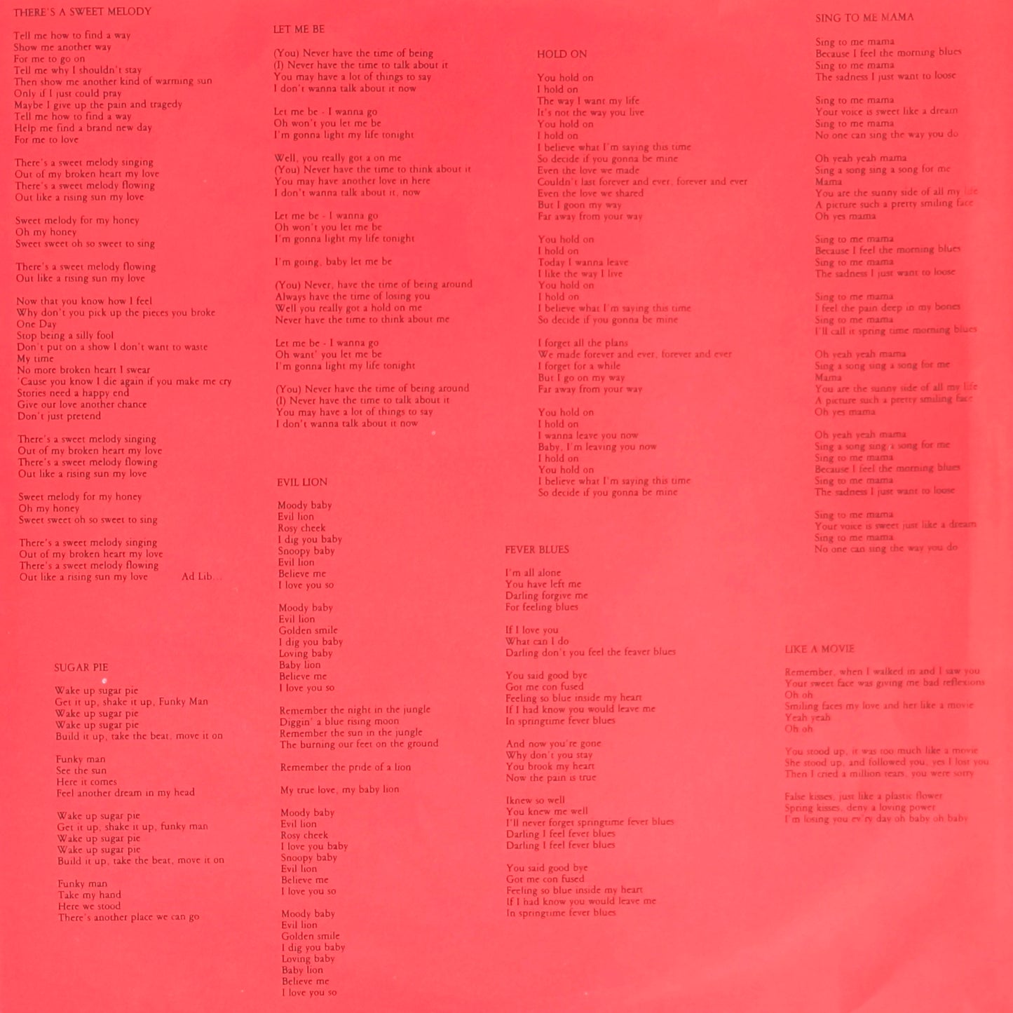 KAREN CHERYL - Karen Direct From Philadelphia (Disque Rouge)