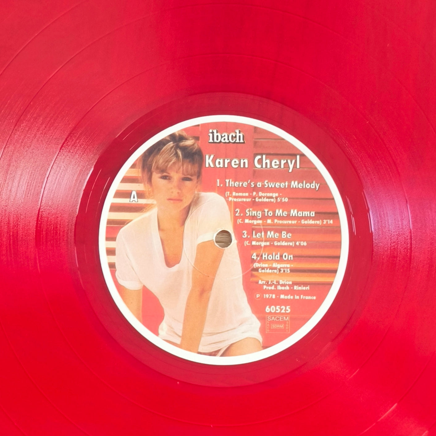 KAREN CHERYL - Karen Direct From Philadelphia (Disque Rouge)