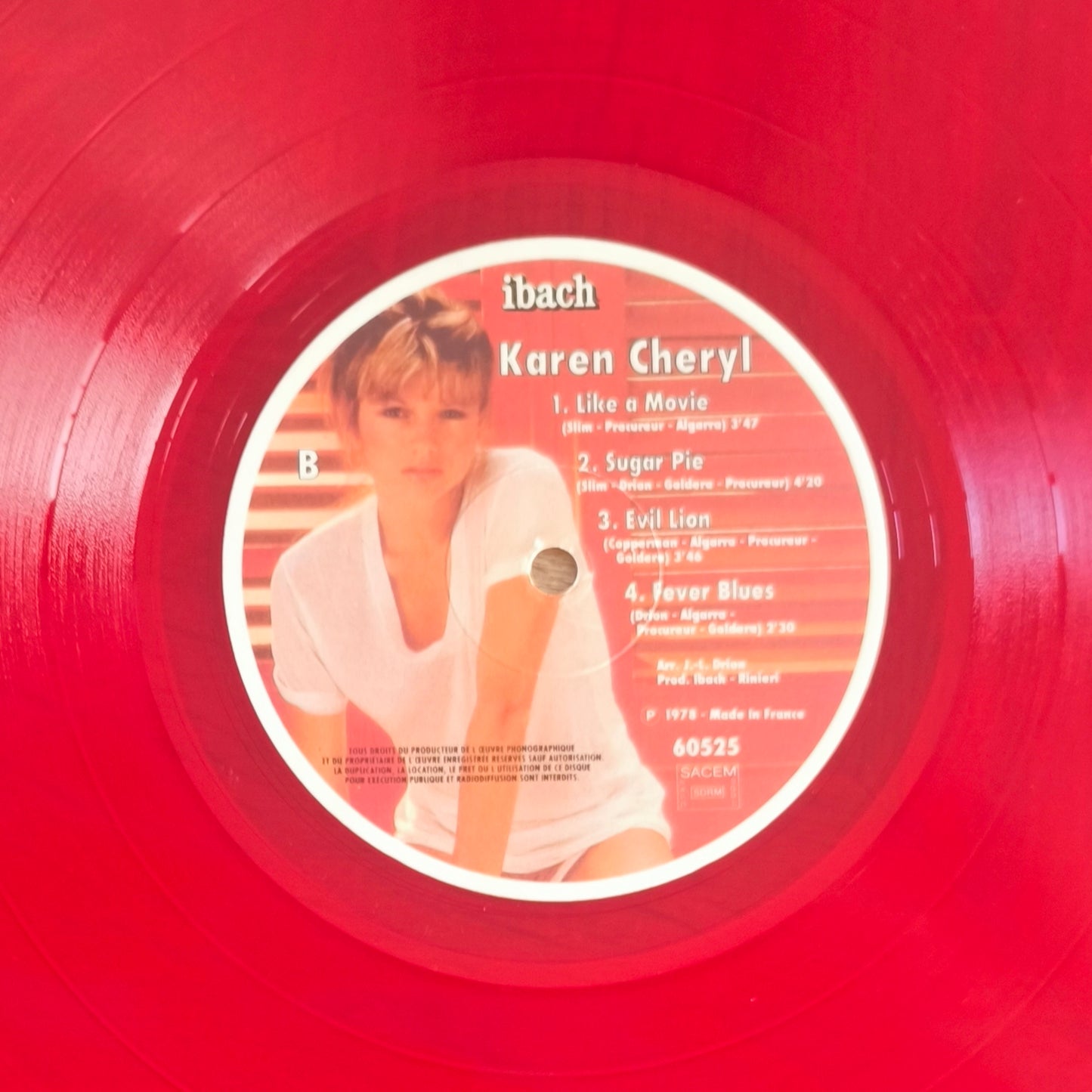 KAREN CHERYL - Karen Direct From Philadelphia (Disque Rouge)