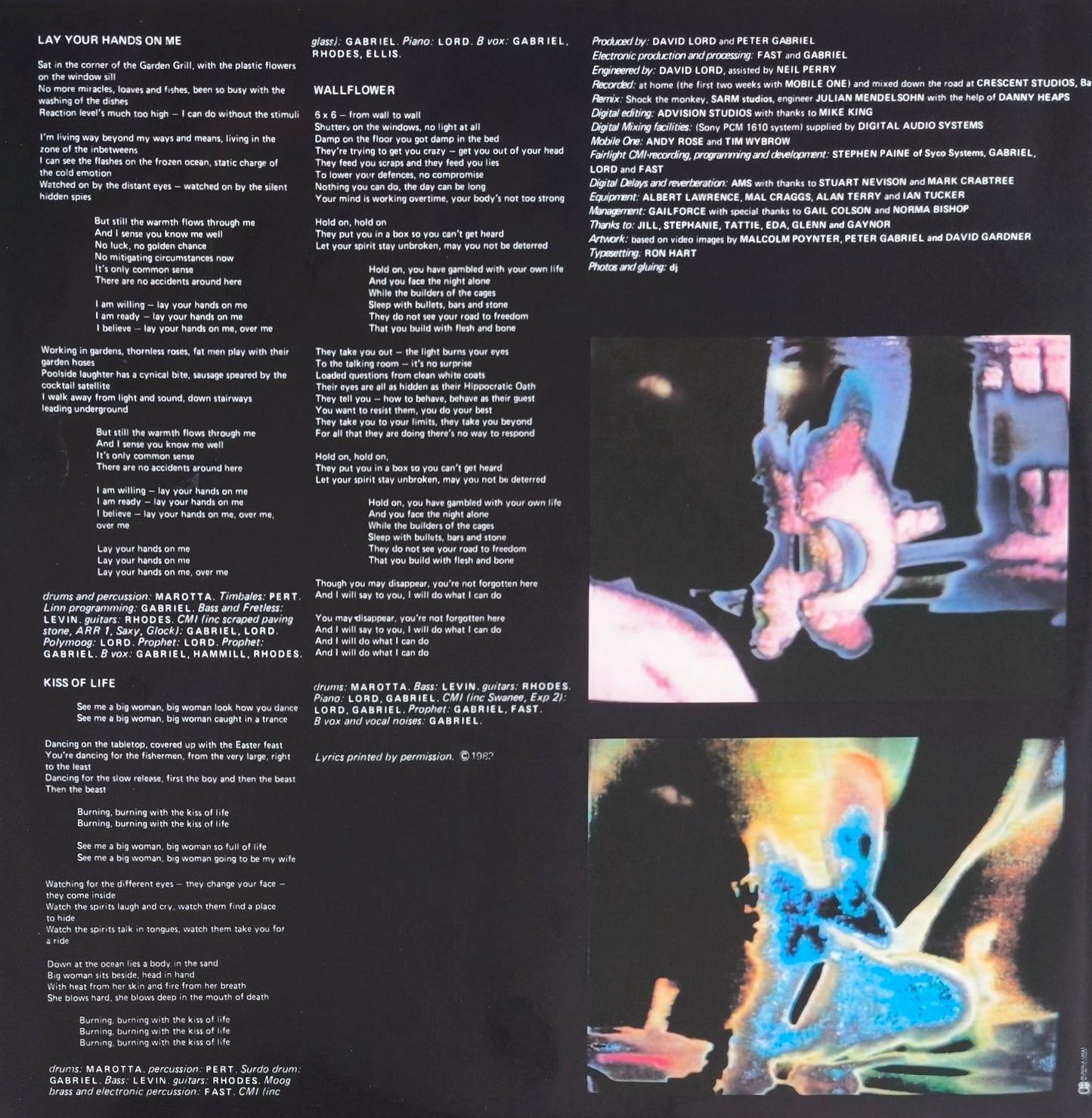 PETER GABRIEL - Security