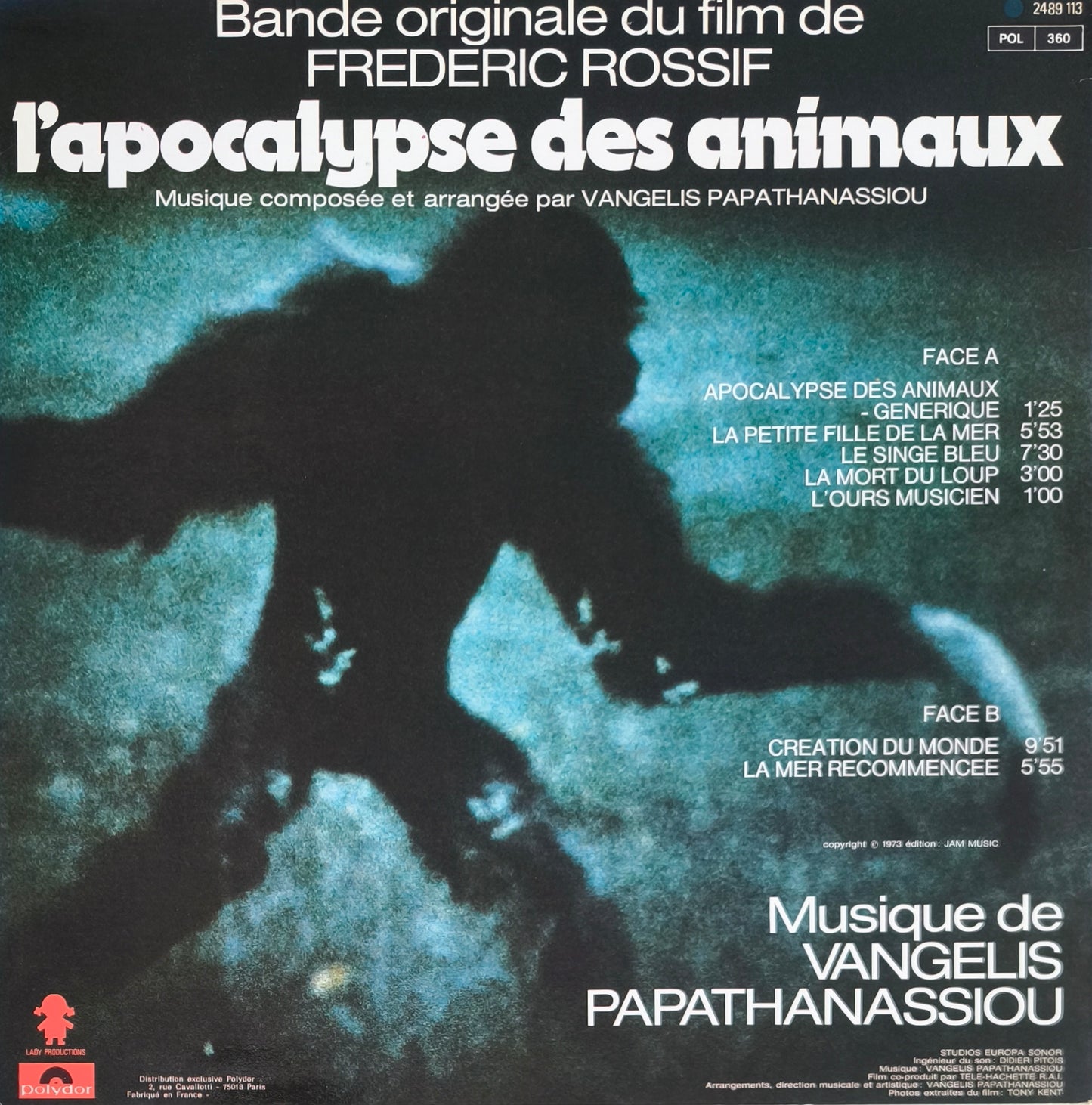 VANGELIS PAPATHANASSIOU - L'Apocalypse Des Animaux
