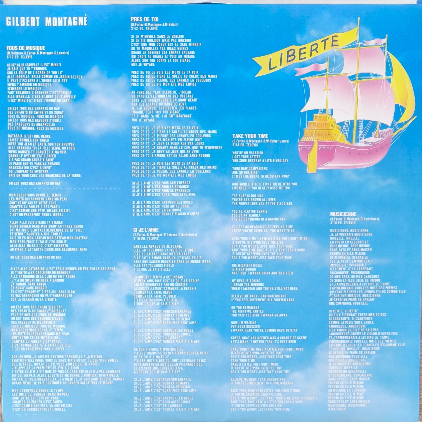 GILBERT MONTAGNE - Liberté