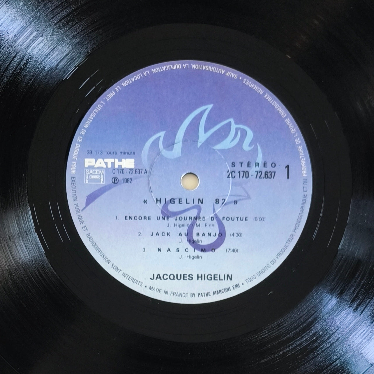 JACQUES HIGELIN - Higelin 82