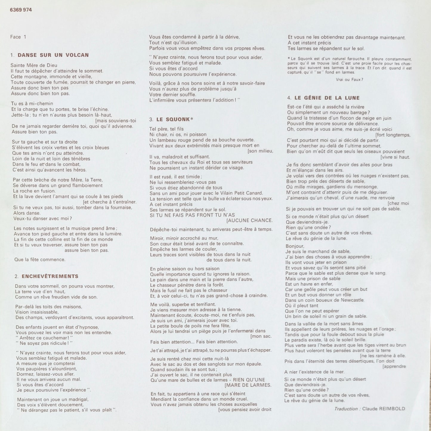 GENESIS - A Trick Of The Tail