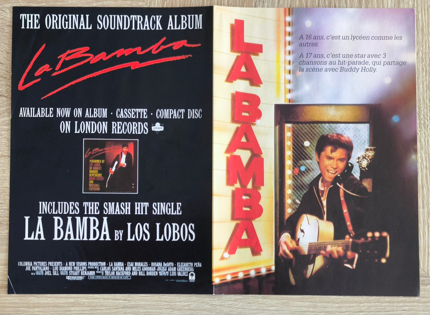 LA BAMBA - Original Motion Picture Soundtrack