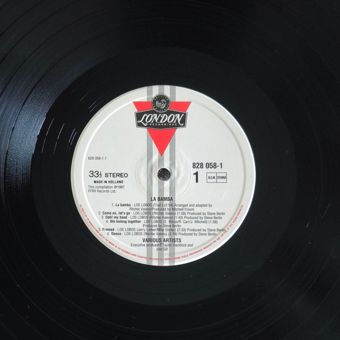LA BAMBA - Original Motion Picture Soundtrack