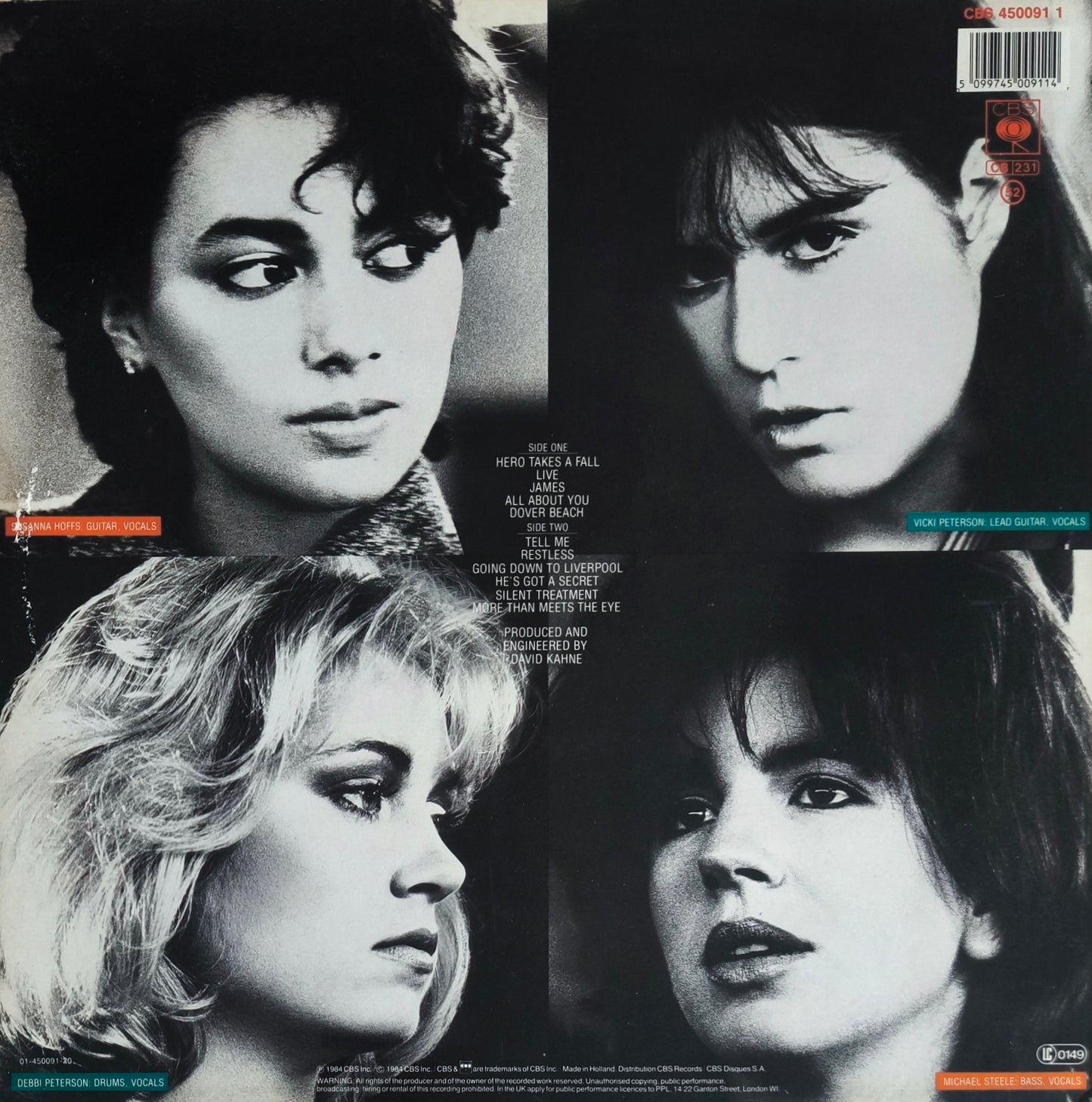 BANGLES - All Over The Place