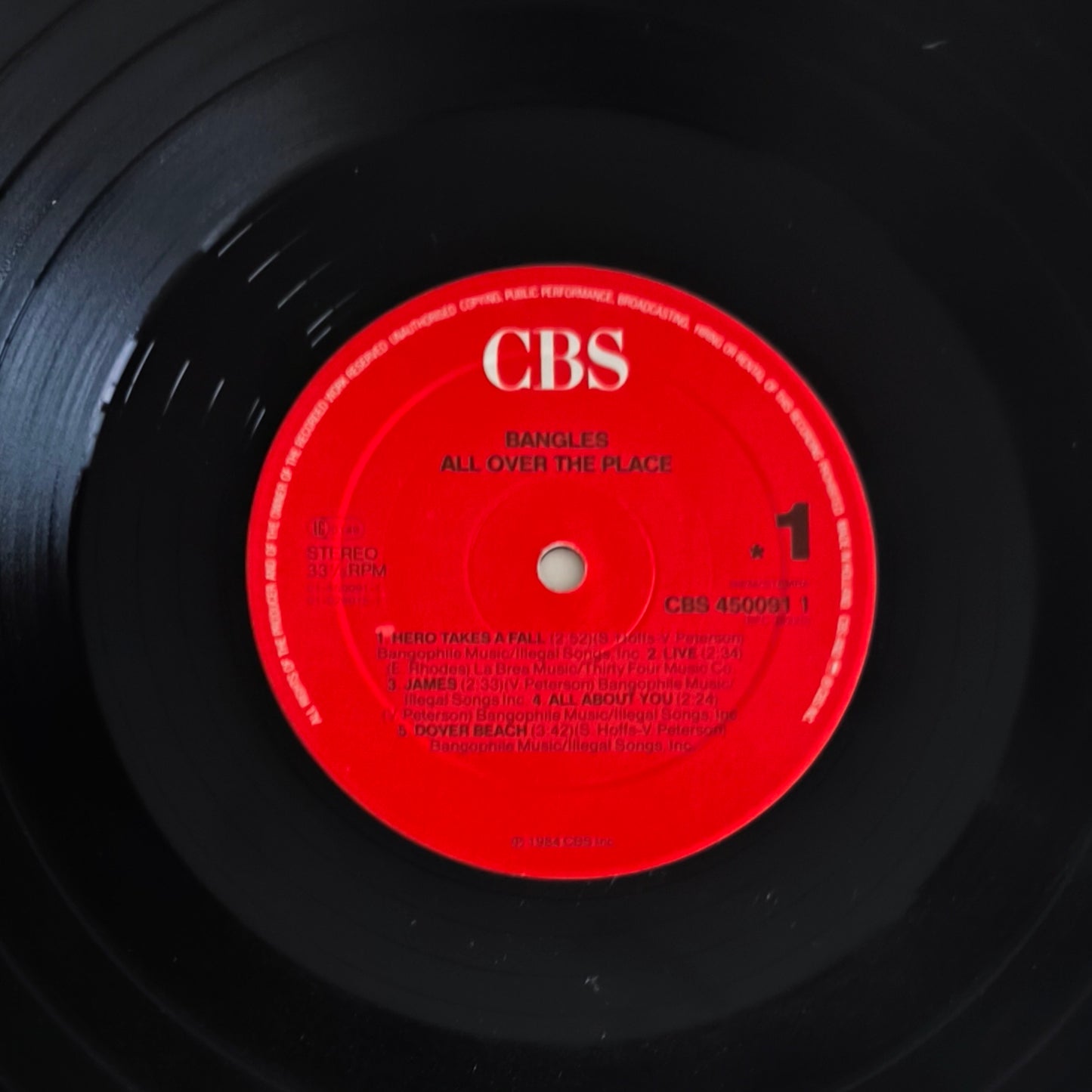 BANGLES - All Over The Place