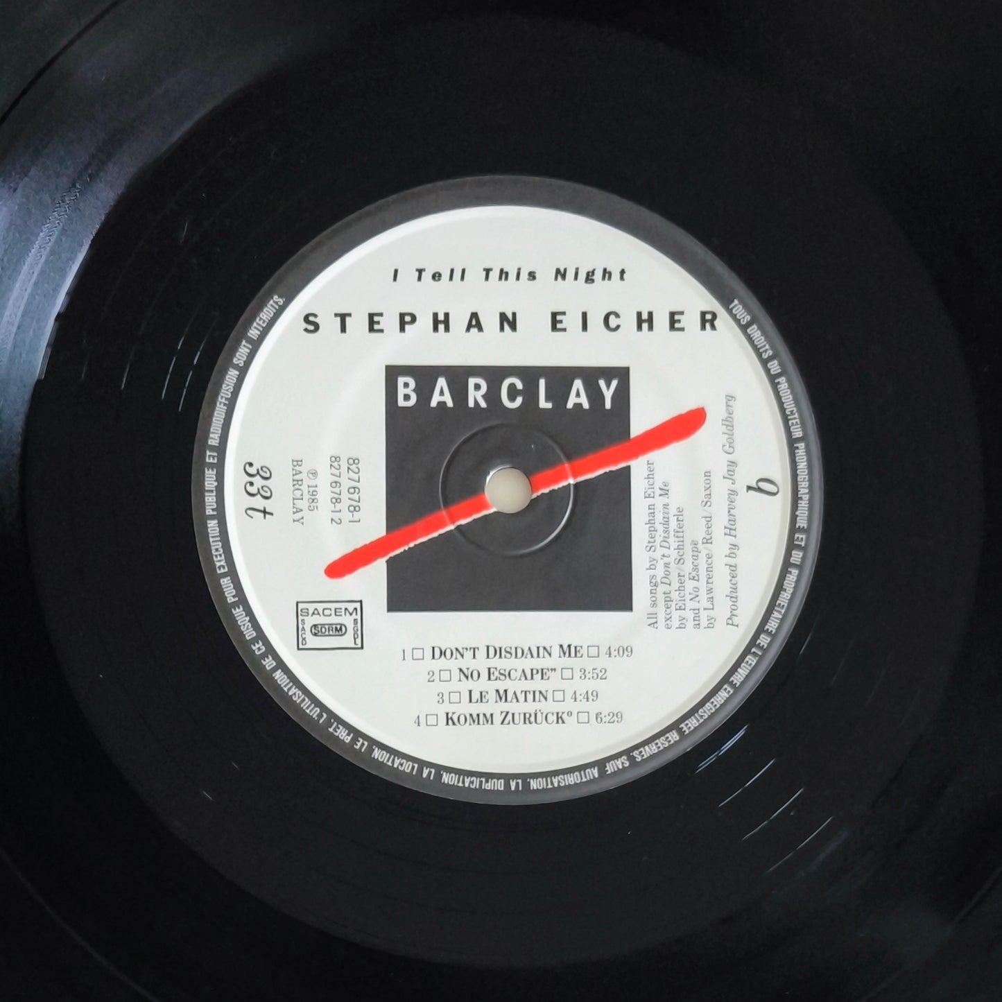 STEPHAN EICHER - I Tell this Night