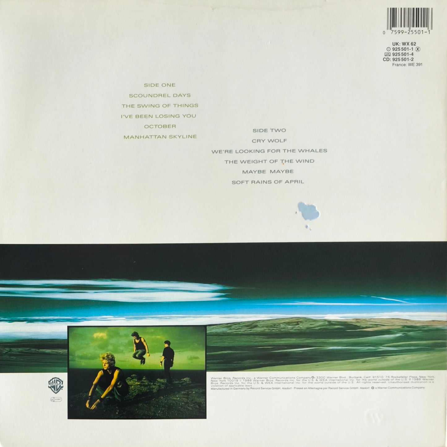 A-HA - Scoundrel Days