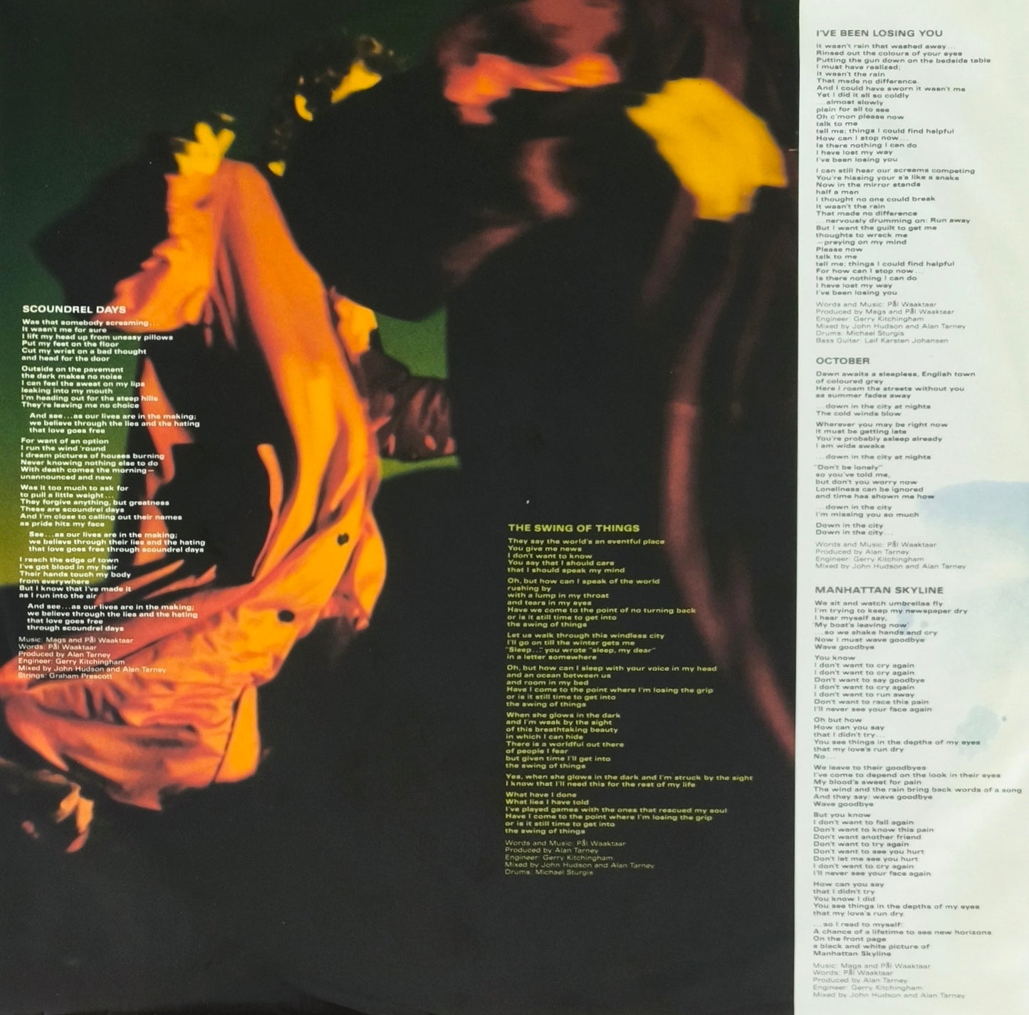 A-HA - Scoundrel Days