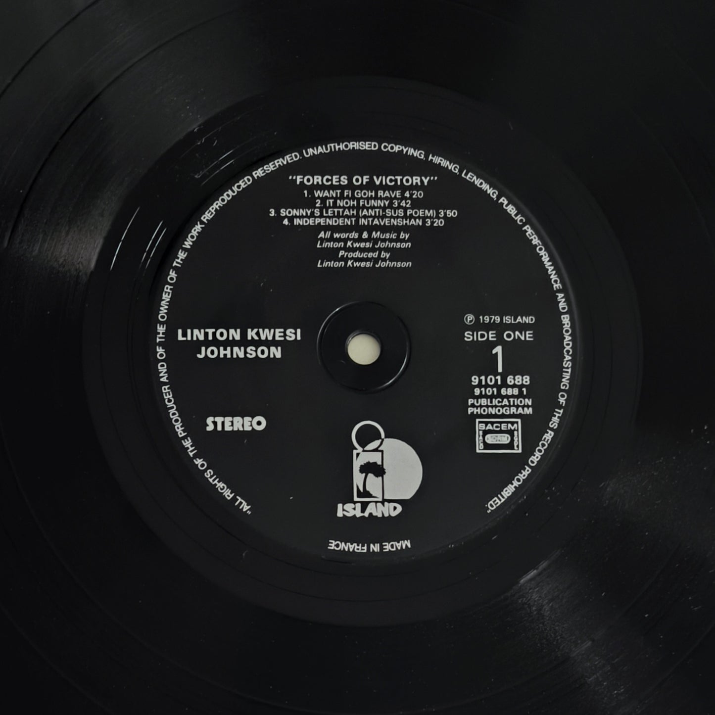 LINTON KWESI JOHNSON - Forces Of Victory