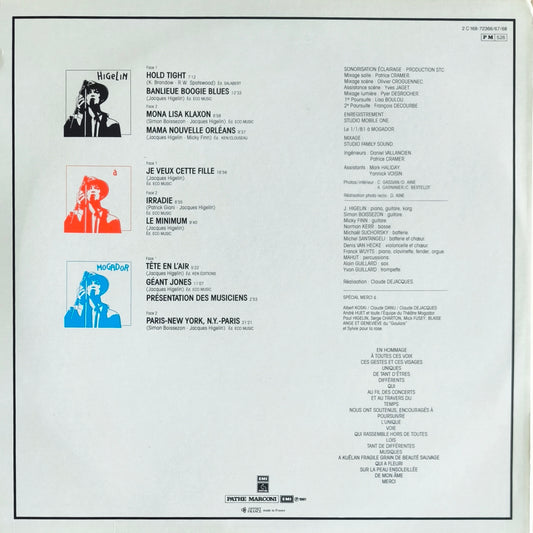 JACQUES HIGELIN - Higelin A Mogador