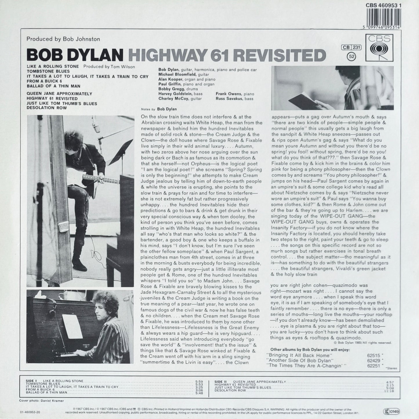 BOB DYLAN - Highway 61 Revisited