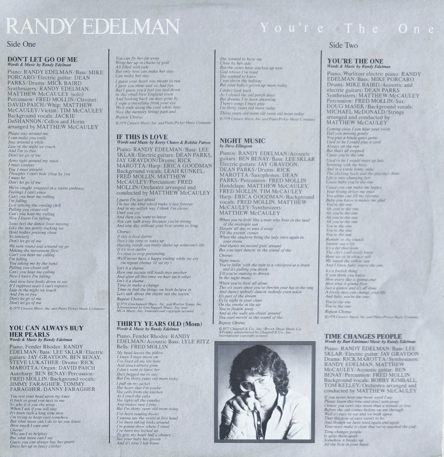 RANDY EDELMAN - You're The One