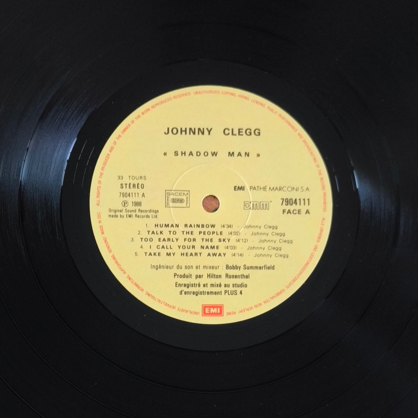 JOHNNY CLEGG & SAVUKA - Shadow Man