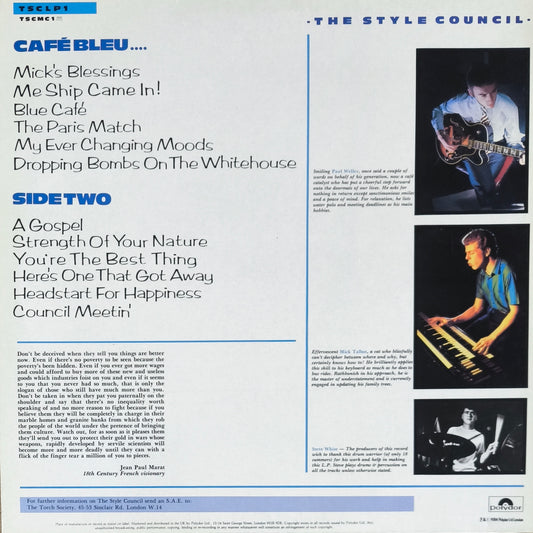 THE STYLE COUNCIL - Café Bleu (Pressage UK)