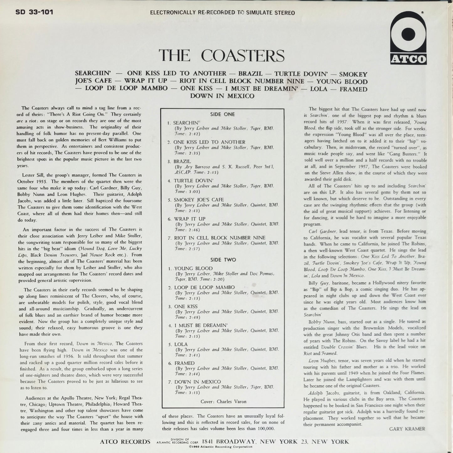 THE COASTERS - The Coasters