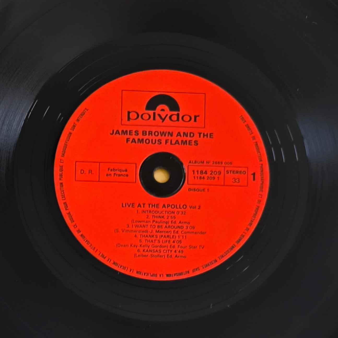 JAMES BROWN -  Live At The Apollo Volume II
