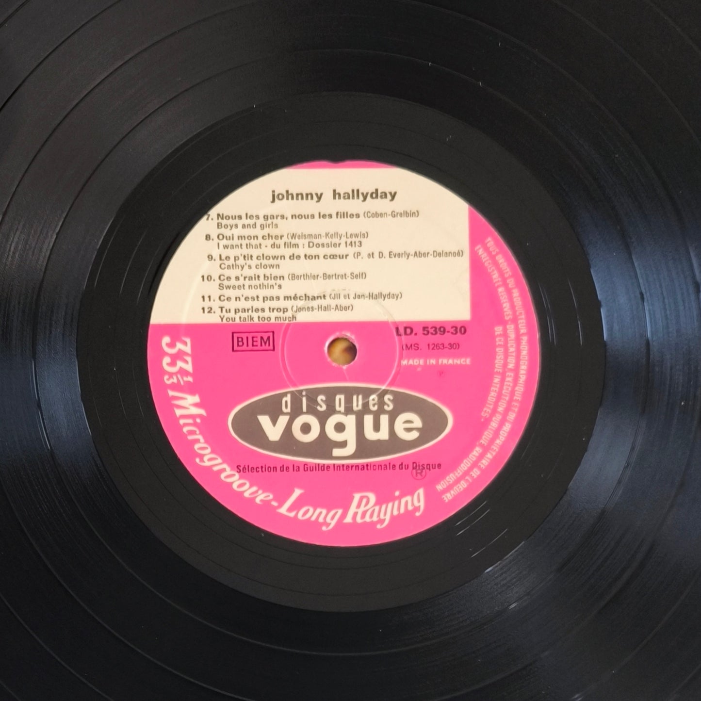 JOHNNY HALLYDAY - Nous Les Gars, Nous Les Filles