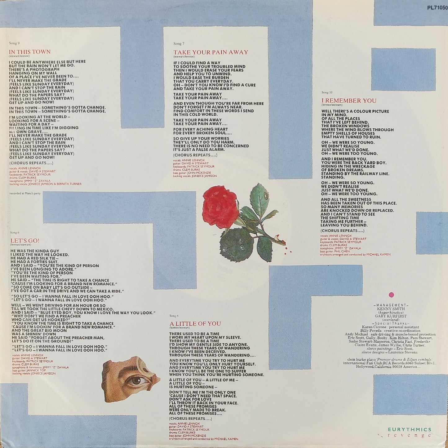 EURYTHMICS - Revenge