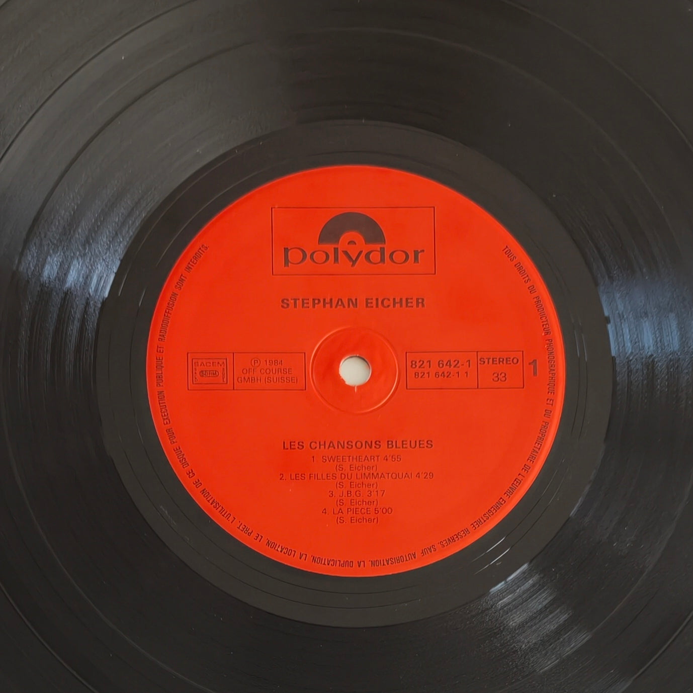 STEPHAN EICHER - Les Chansons Bleues