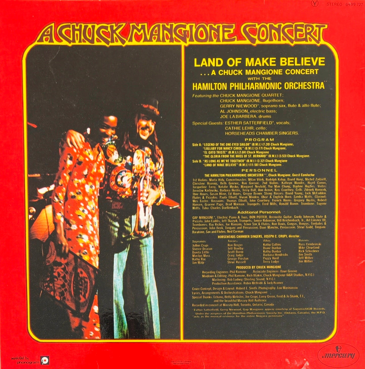 CHUCK MANGIONE - Land Of Make Believe - A Chuck Mangione Concert
