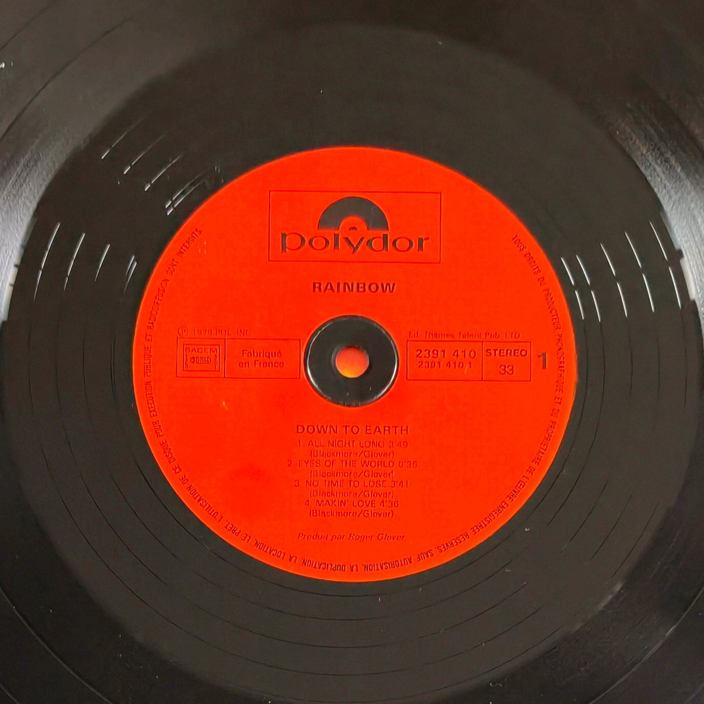 RAINBOW - Down to Earth