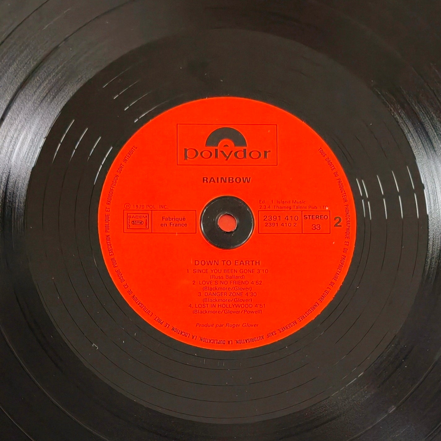 RAINBOW - Down to Earth