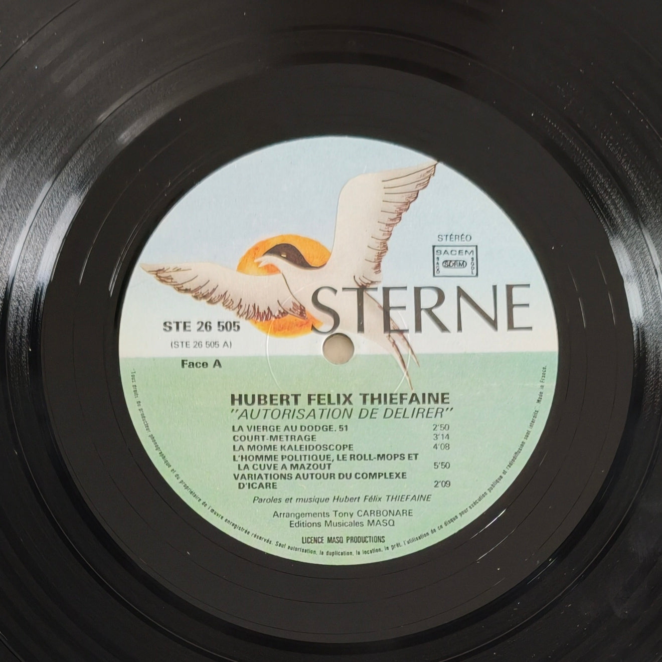 HUBERT-FELIX THIEFAINE - Autorisation De Délirer