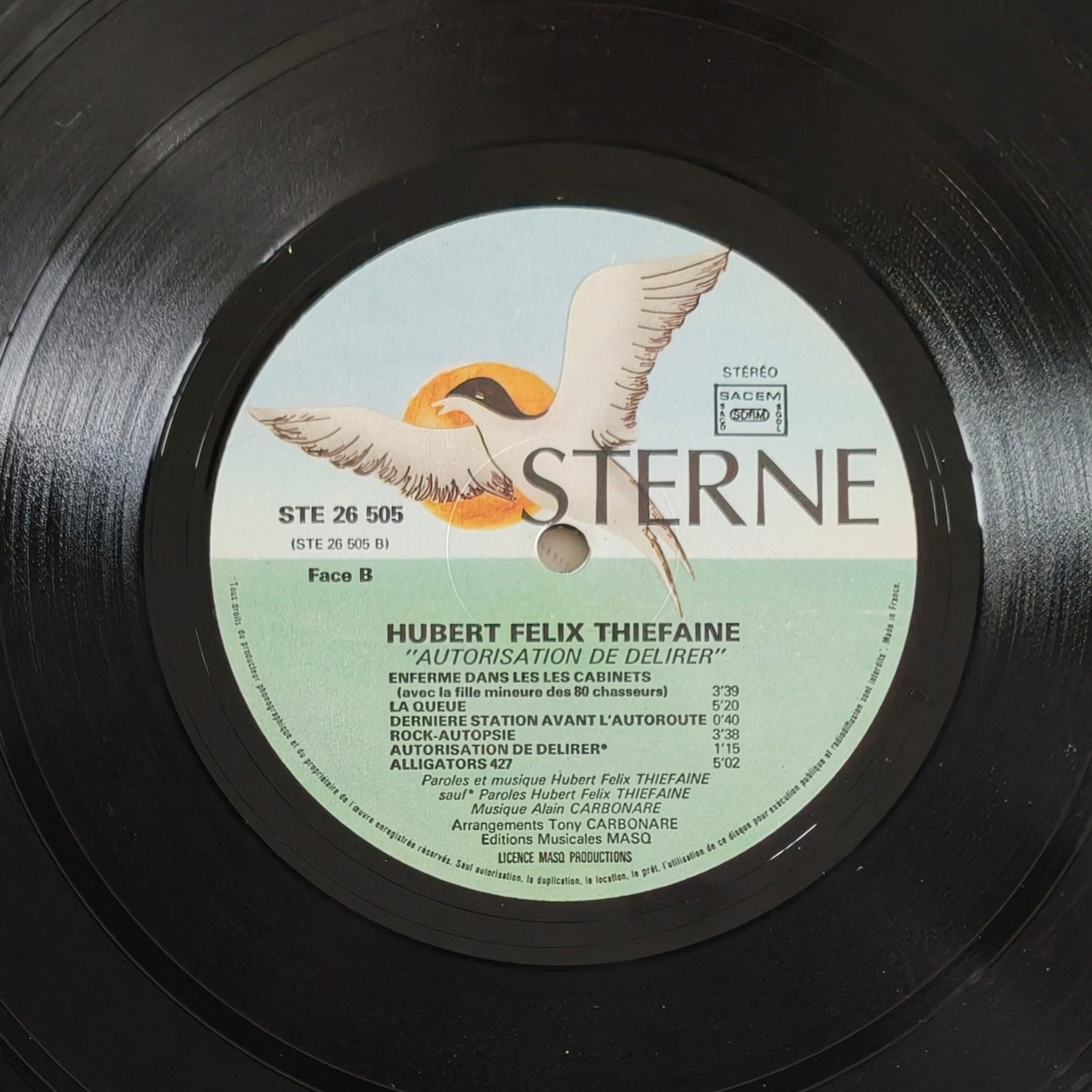 HUBERT-FELIX THIEFAINE - Autorisation De Délirer