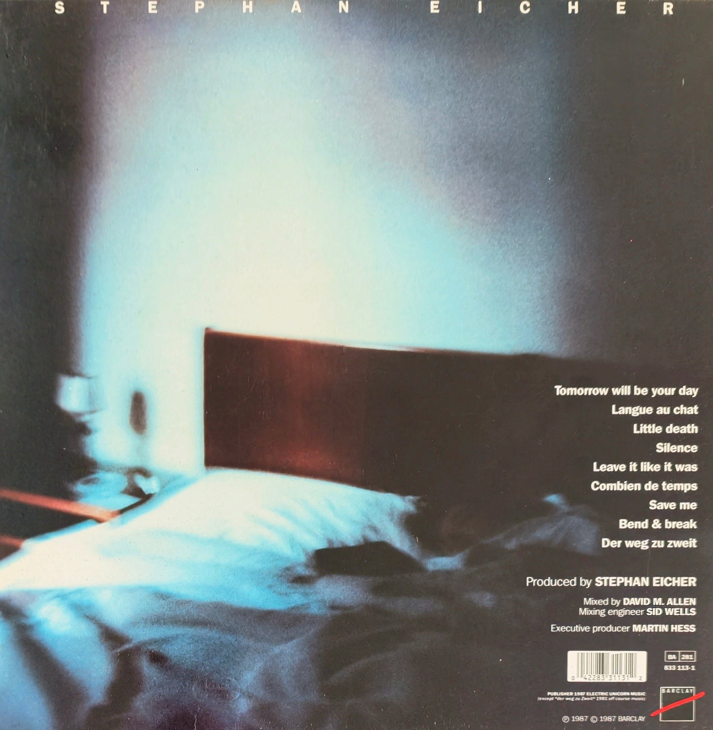 STEPHAN EICHER - Silence