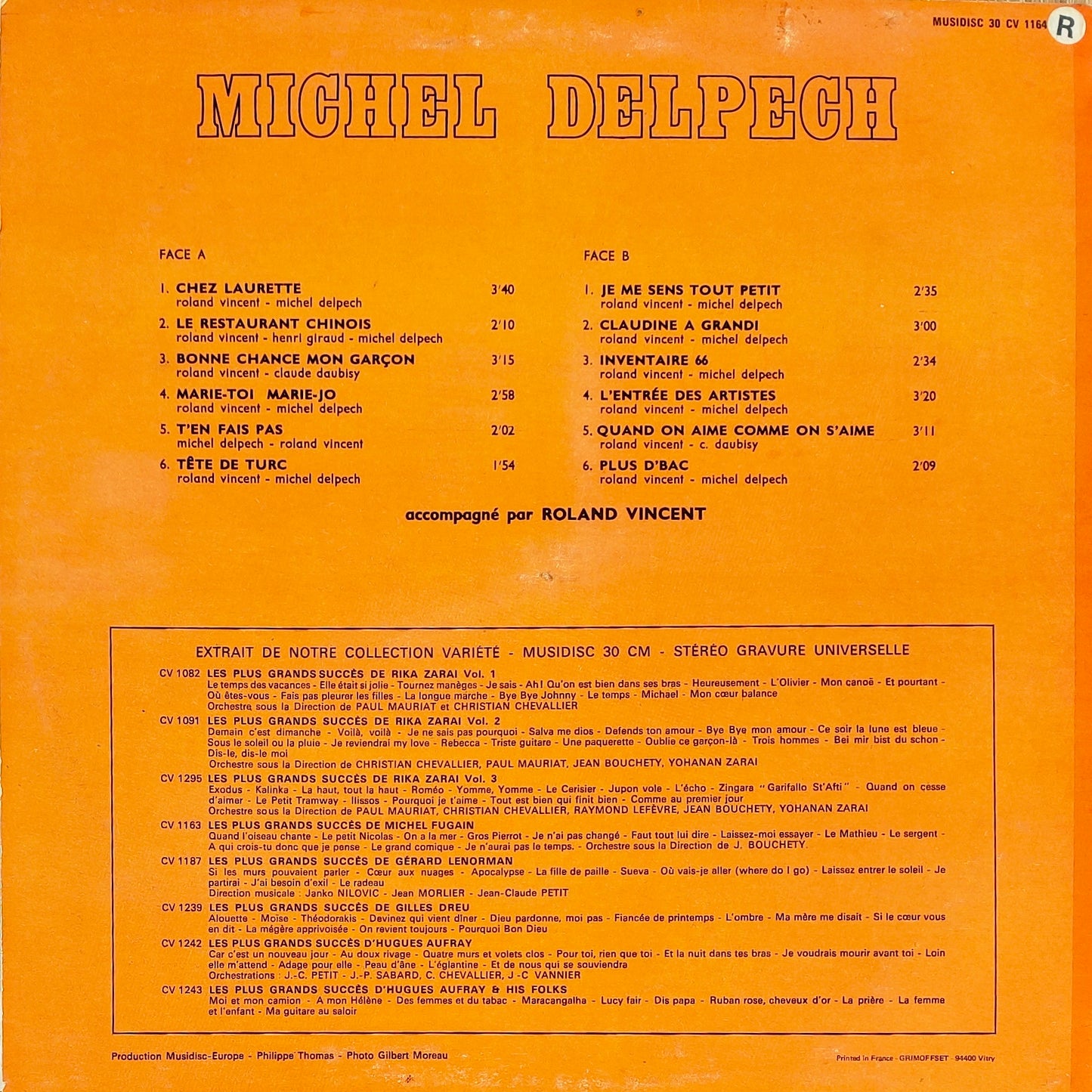 MICHEL DELPECH - Chez Laurette