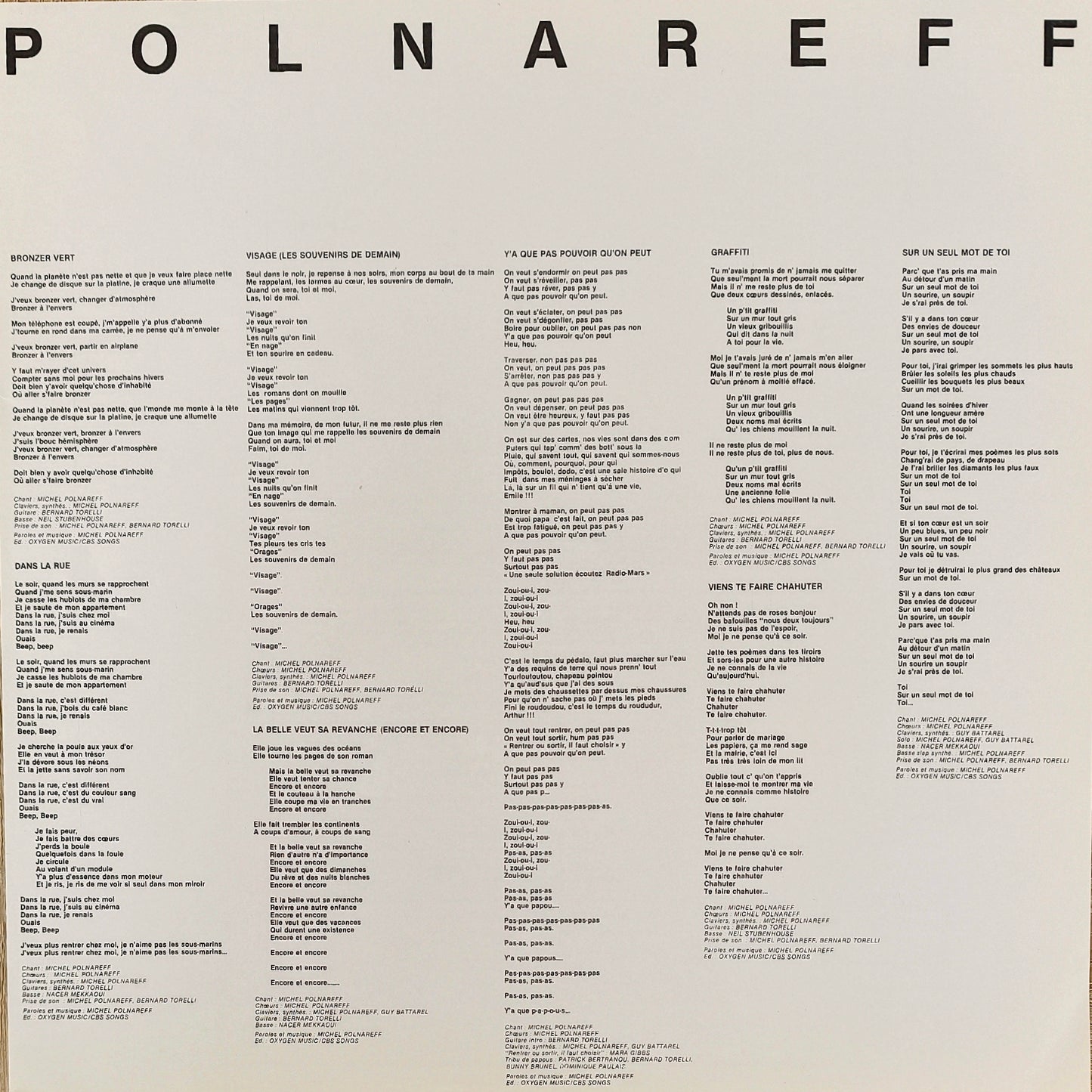 MICHEL POLNAREFF - Incognito