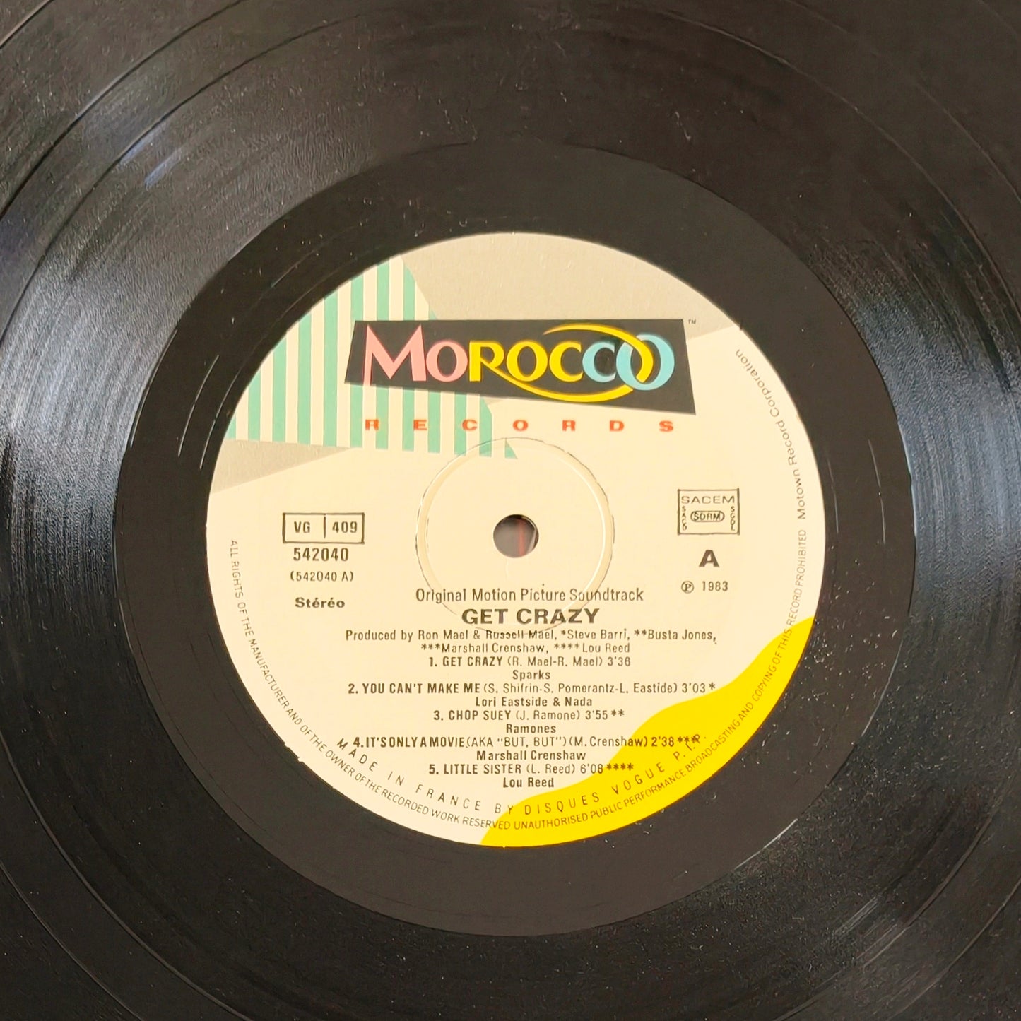 GET CRAZY - Original Motion Picture Soundtrack