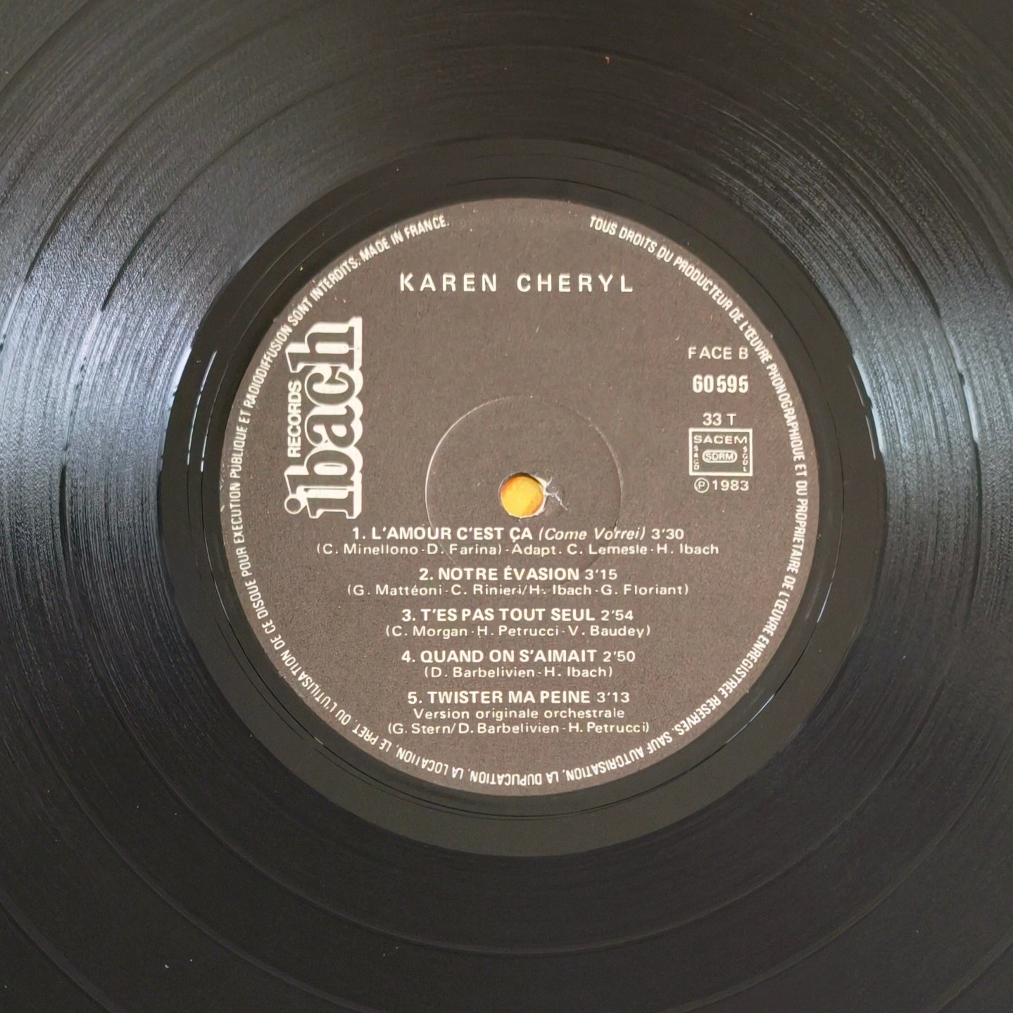 KAREN CHERYL - Karen Cheryl 1983