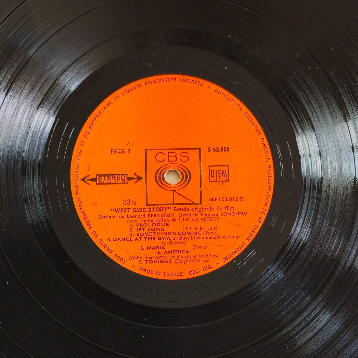 LEONARD BERNSTEIN - West Side Story (The Original Sound Track Recording)