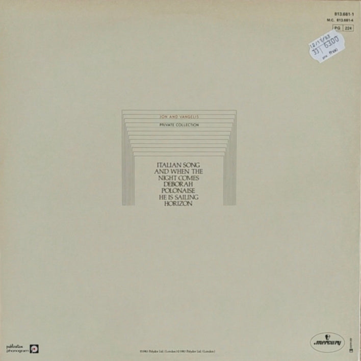 JON & VANGELIS - Private Collection