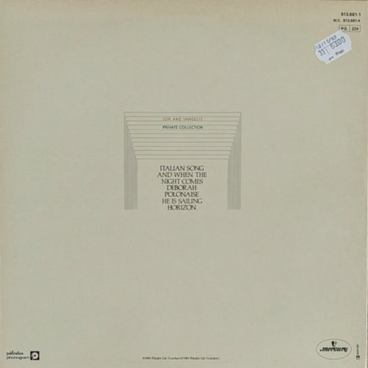 JON & VANGELIS - Private Collection