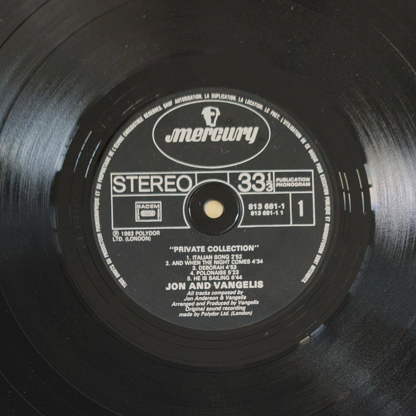 JON & VANGELIS - Private Collection