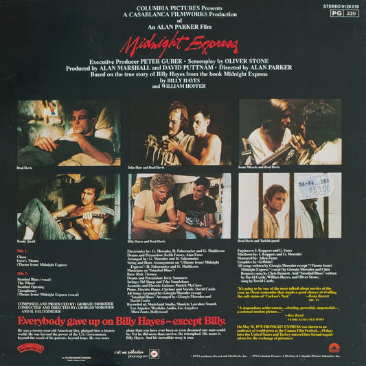 GIORGIO MORODER - Midnight Express (Music From The Original Motion Picture Soundtrack)