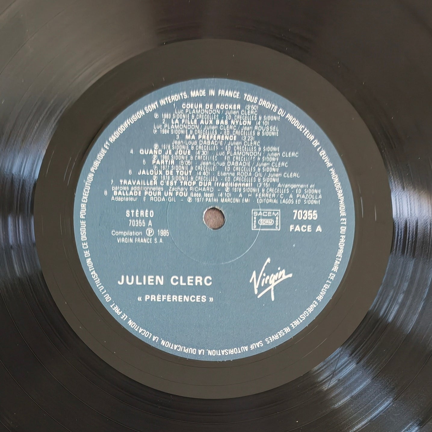 JULIEN CLERC - Préférences