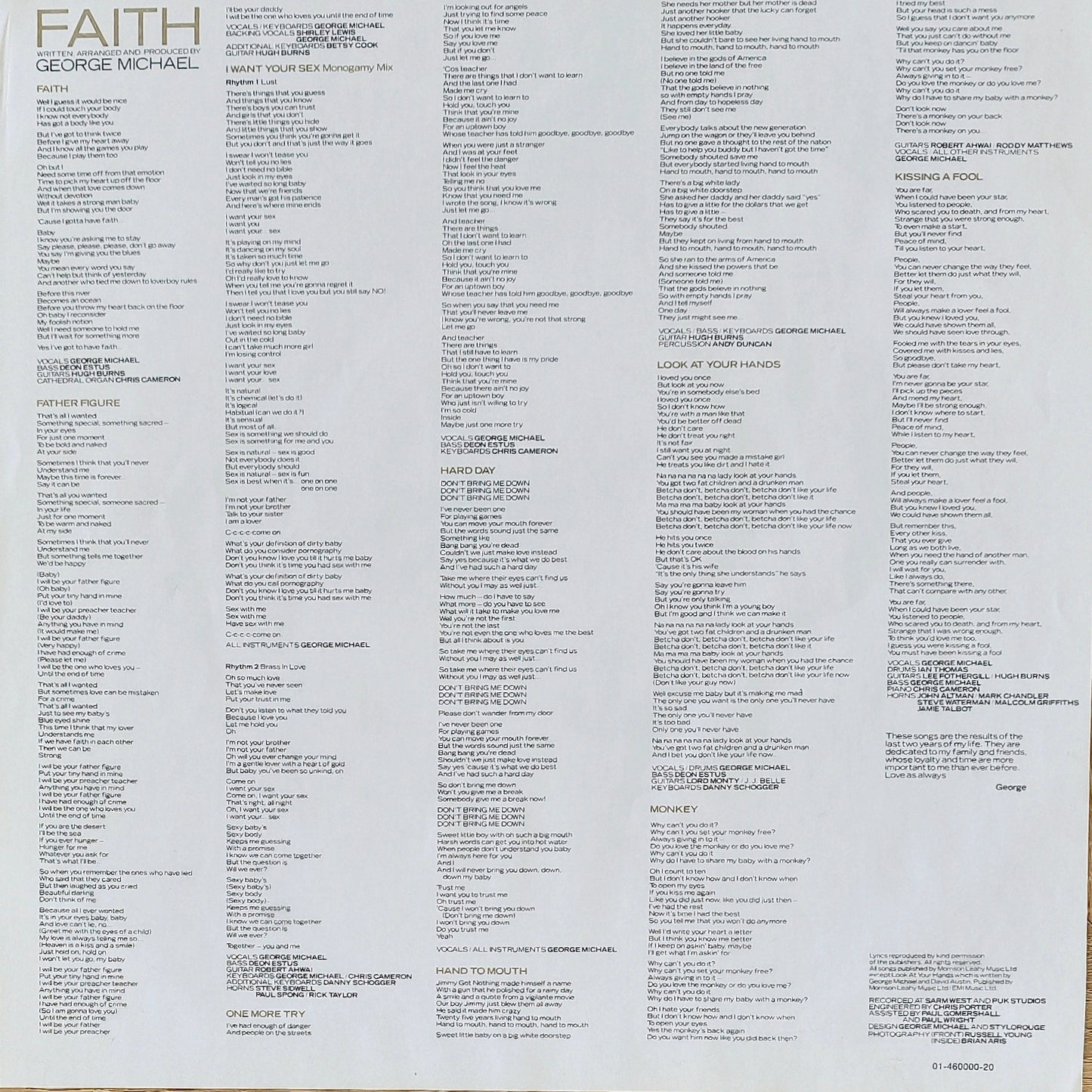 GEORGE MICHAEL - Faith