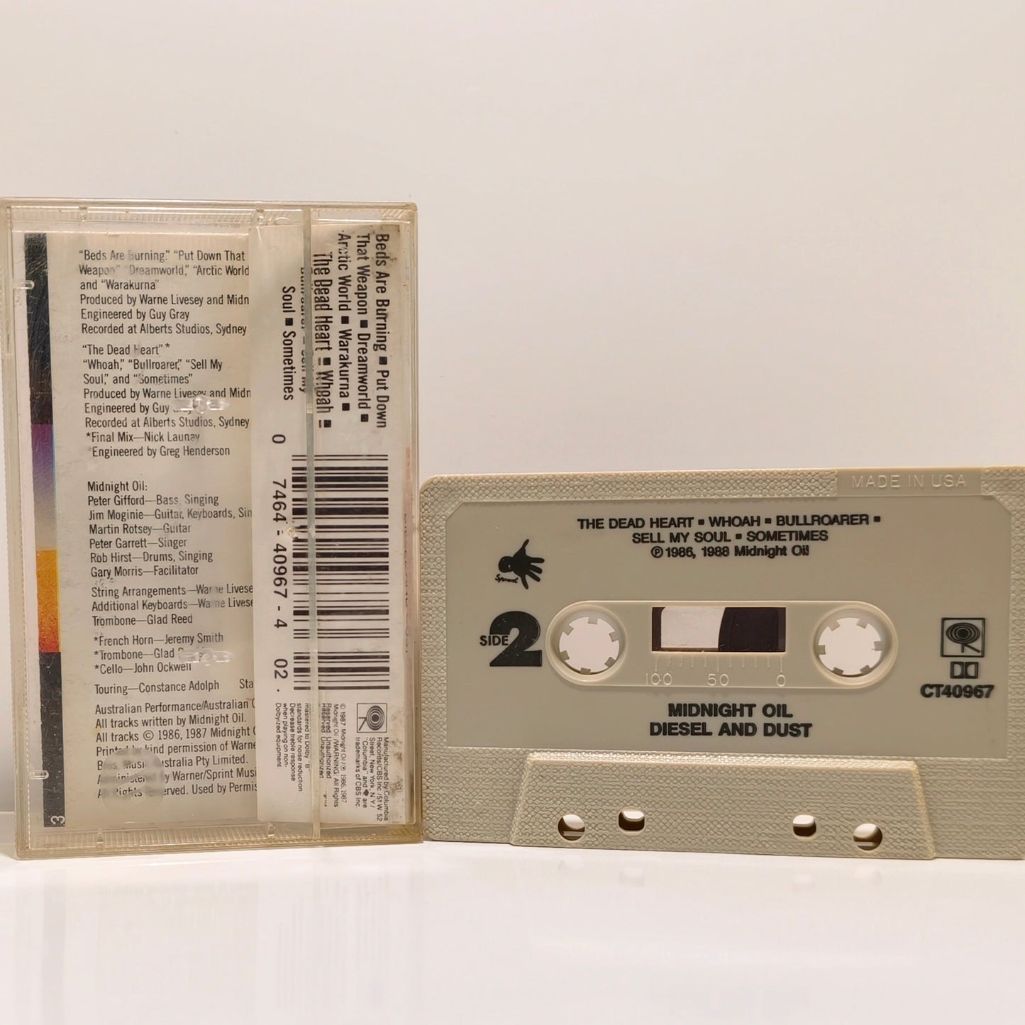 MIDNIGHT OIL - Diesel And Dust (Pressage US)