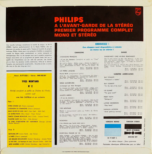 YVES MONTAND - Récital 58 Vol.2