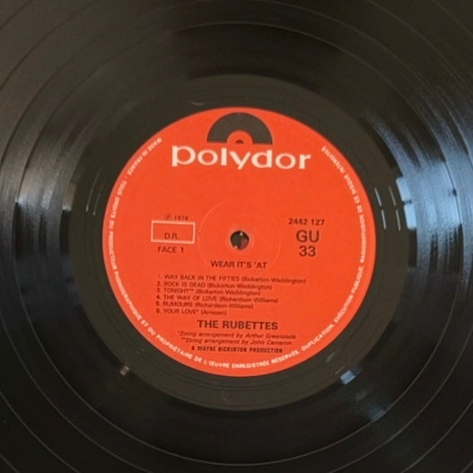 RUBETTES - Wear It's 'At