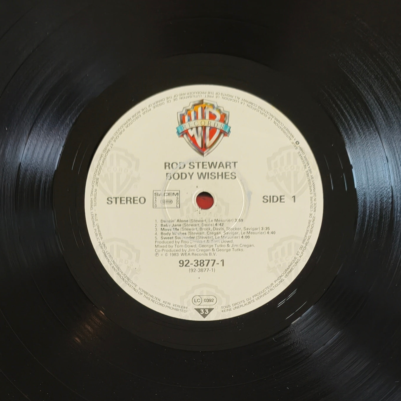 ROD STEWART - Body Wishes