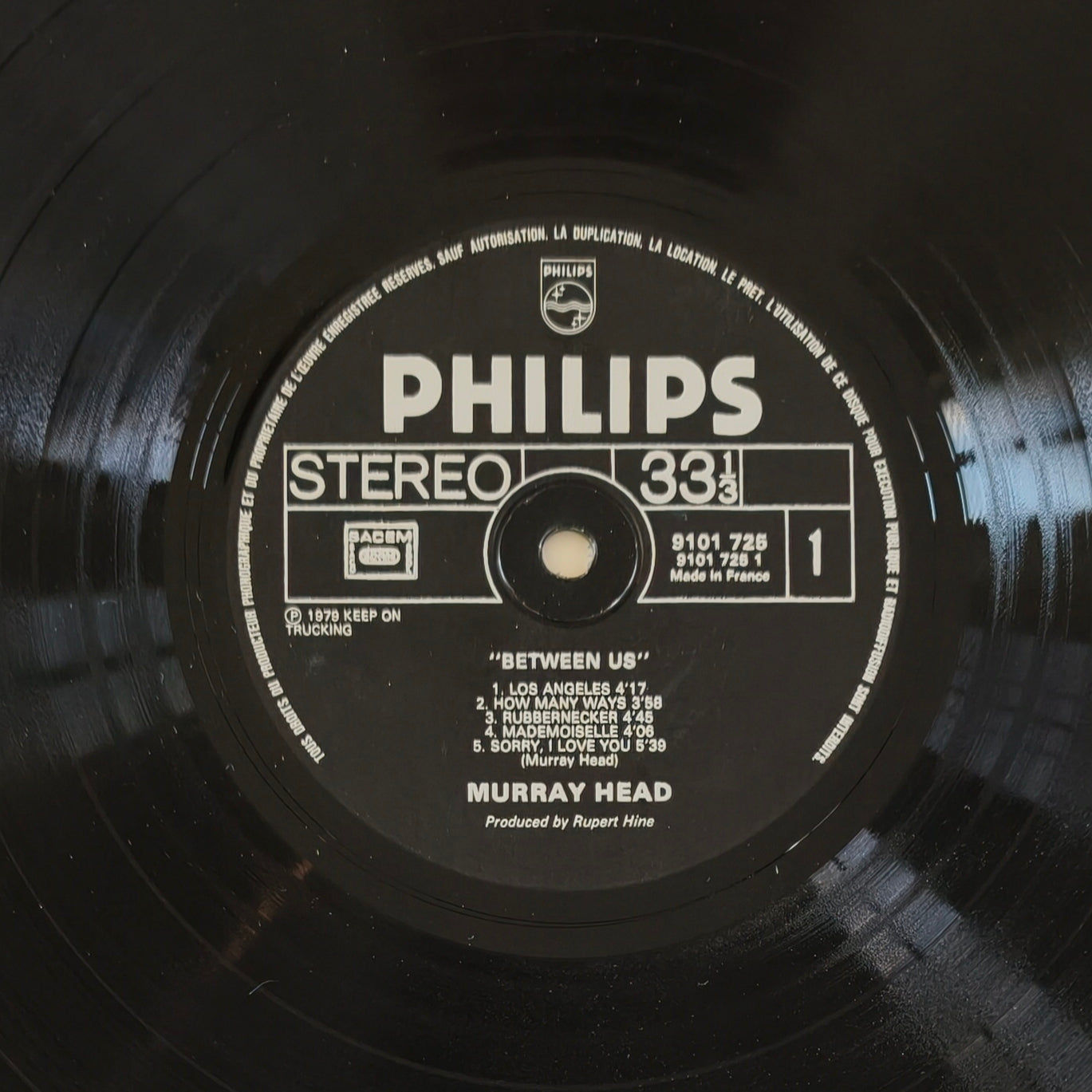 MURRAY HEAD - Between Us