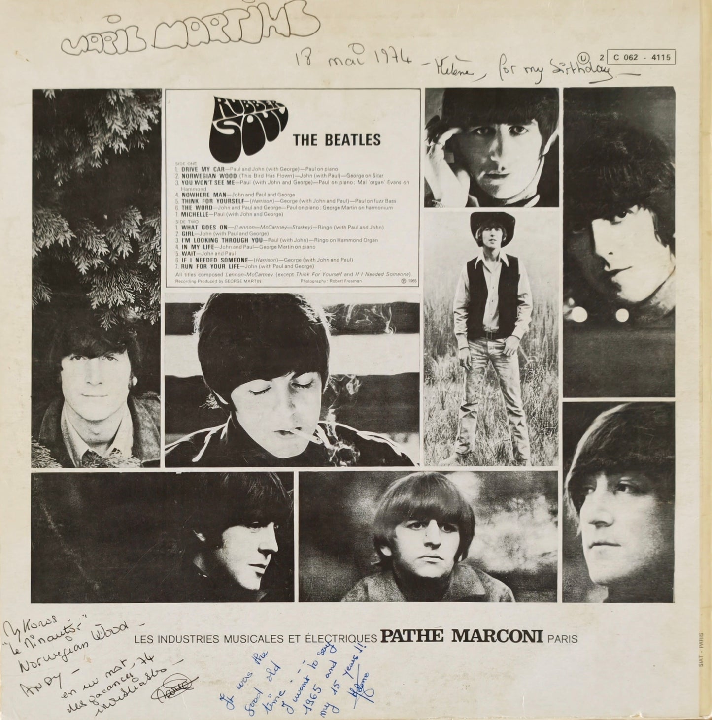 THE BEATLES - Rubber Soul