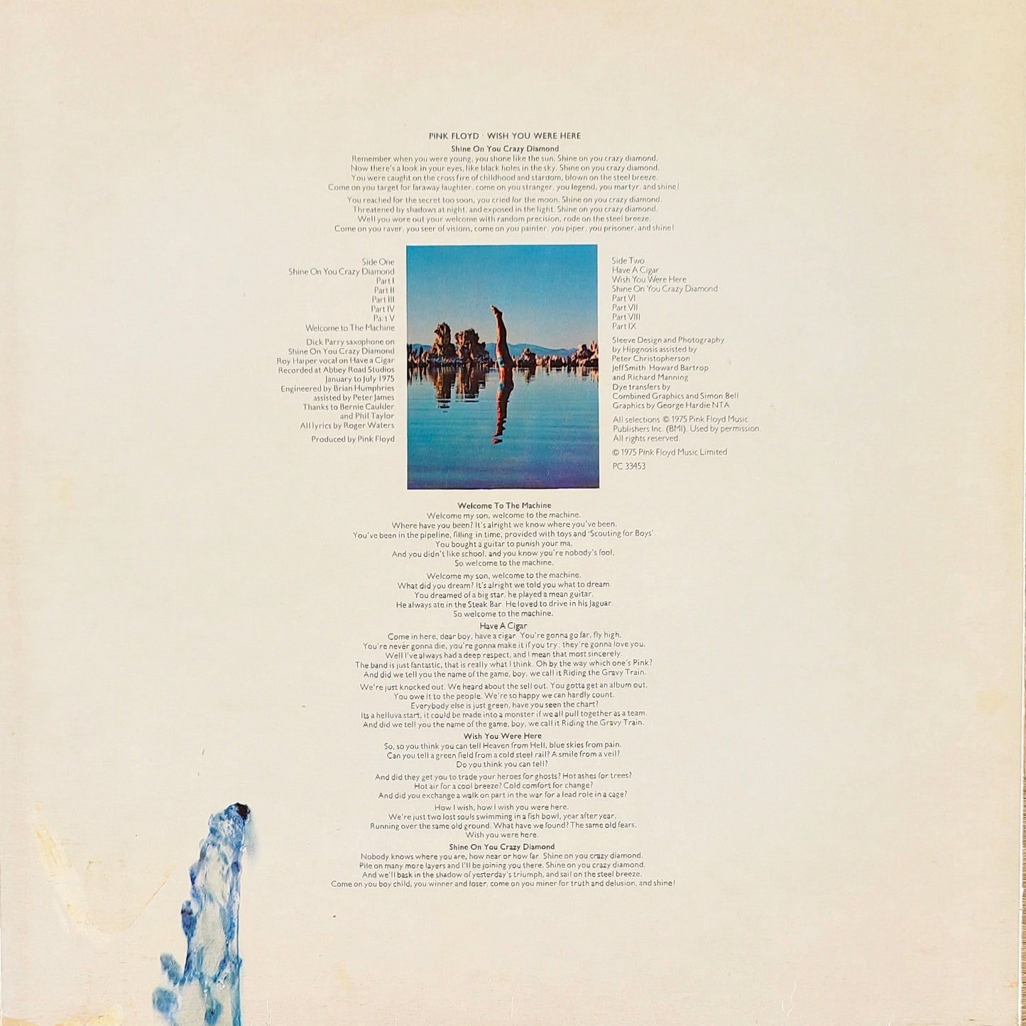PINK FLOYD - Wish You Were Here (Pressage Canada)